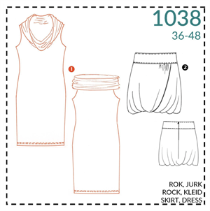 It's a fits - 1038 Kjole / nederdel